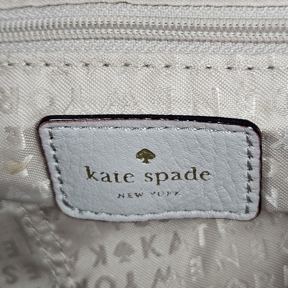 Kate‎ Spade Leila Pebble Leather Colorblock Light Pink & Black Backpack Women's - Picture 10 of 13